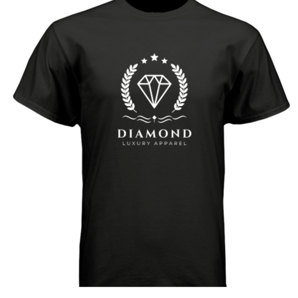 Diamond Luxury Tee - White Logo